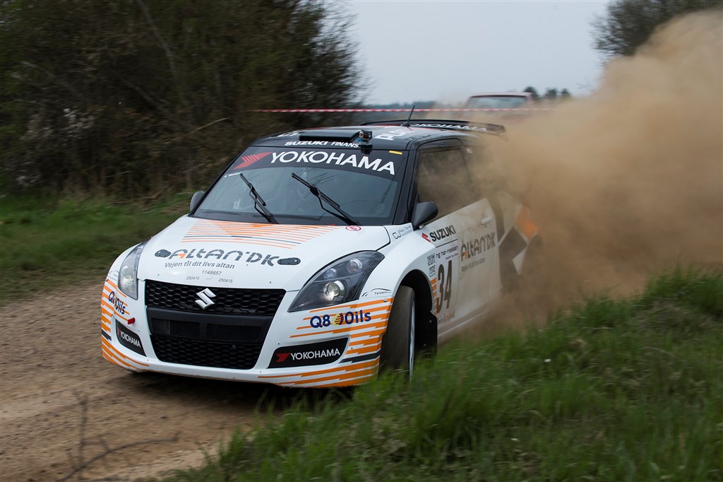 Målsætningen er klar for Kenneth Madsen og Henrik Dernoff
(Foto: Rallyfotografen.dk)